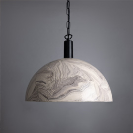 Kauri 37cm Marbled Pendant